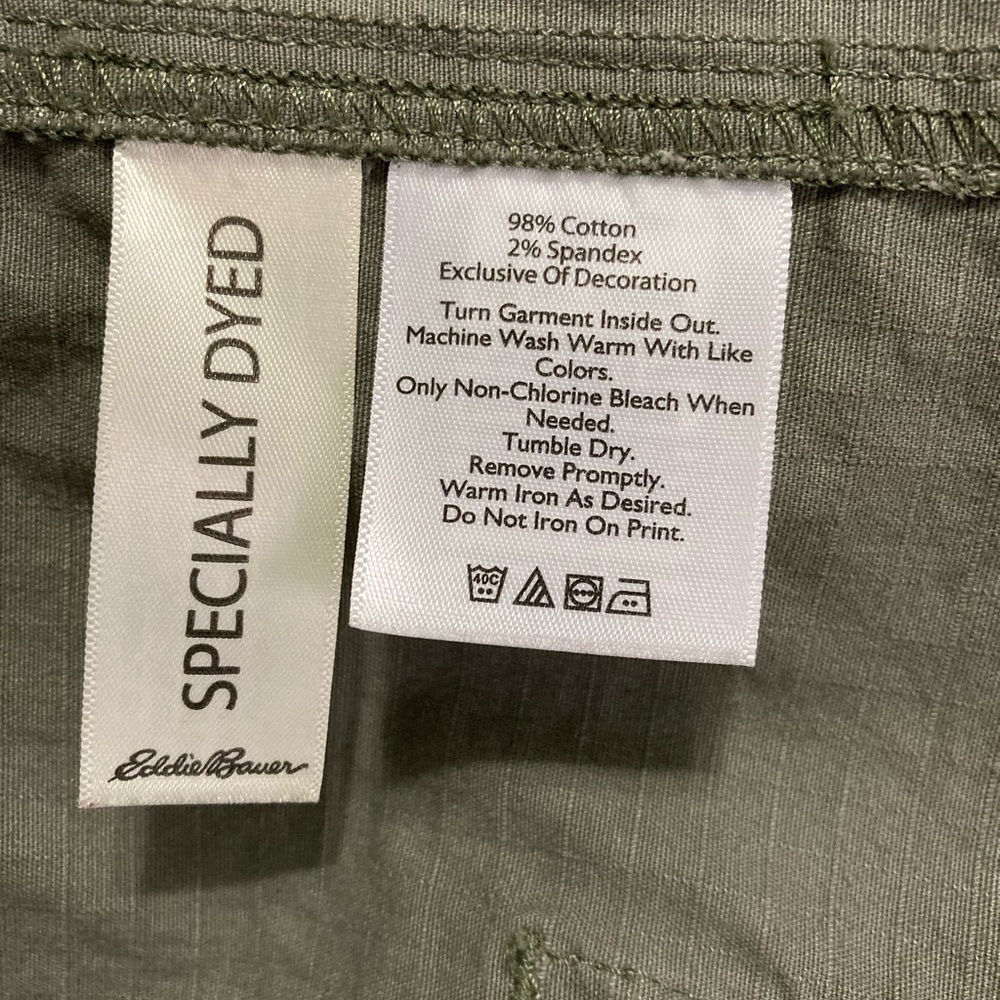 Eddie Bauer olive/army green ladies utility jacket size XL - Picture 4 of 8